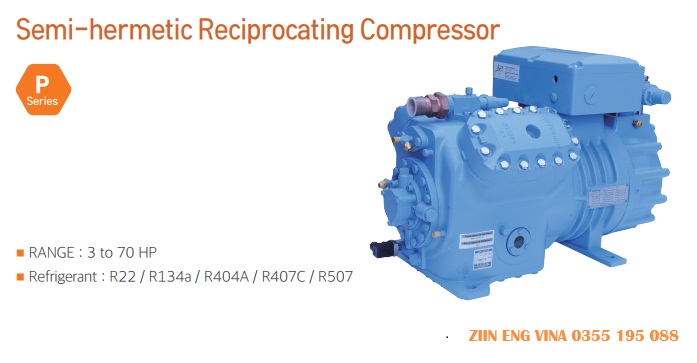 ziinvina.com/refcomp piston 1 stage semi hermetic compressor may nen