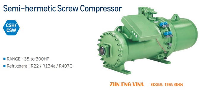 ziinvina.com/bitzer semi hermetic screw compressor may nen truc vit