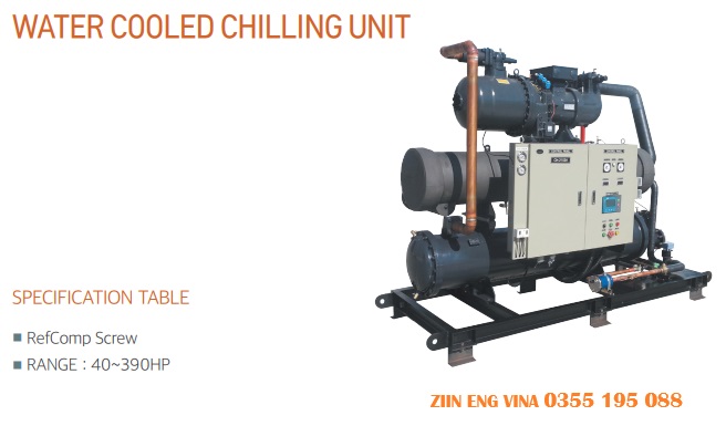 ziinvina.com/water cooled chiller chilling unit giai nhiet nuoc